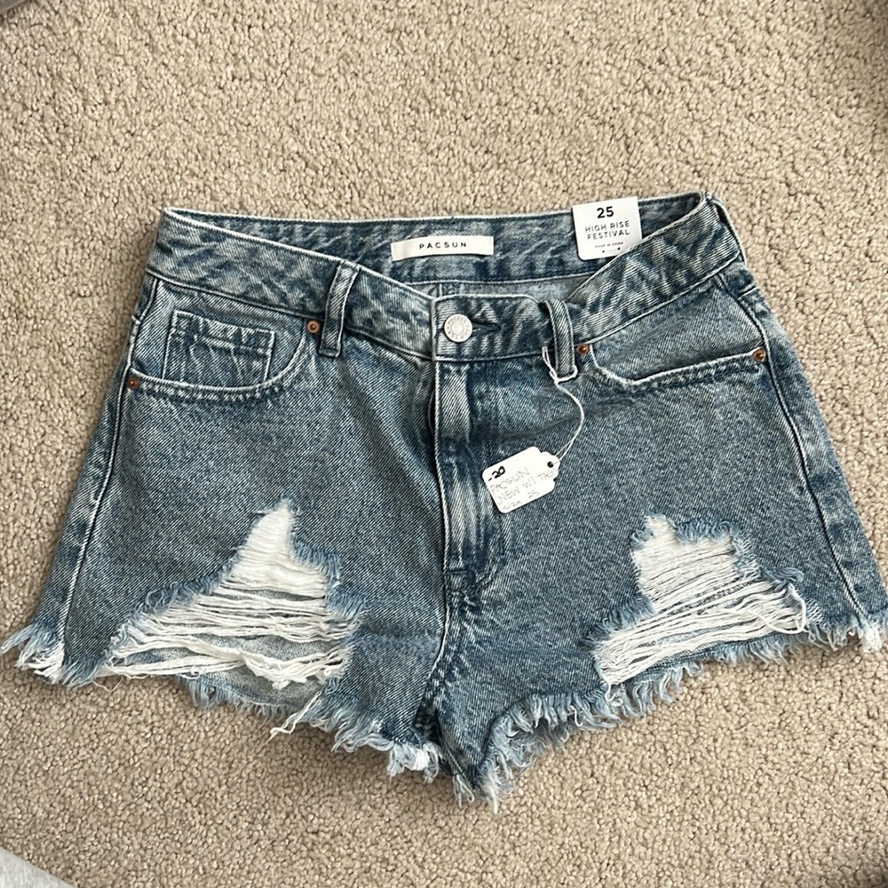Pacsun High Rise Festival Shorts